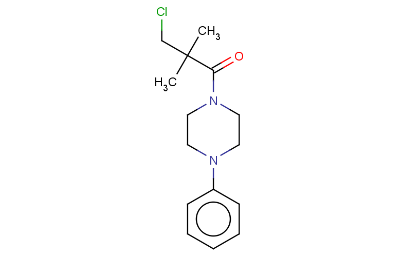 3-chloro-2,2-dimethyl-1-(4-phenylpiperazin-1-yl)propan-1-one