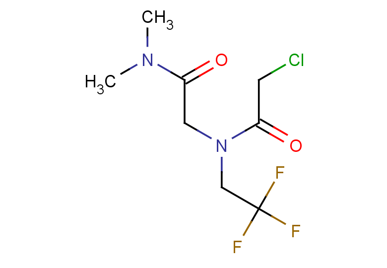 2-chloro-N-(2-(dimethylamino)-2-oxoethyl)-N-(2,2,2-trifluoroethyl)acetamide