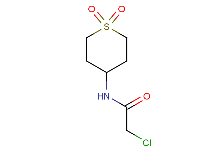 2-chloro-N-(1,1-dioxo-1lambda6-thian-4-yl)acetamide