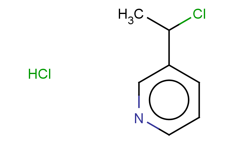 3-(1-chloroethyl)pyridine hydrochloride