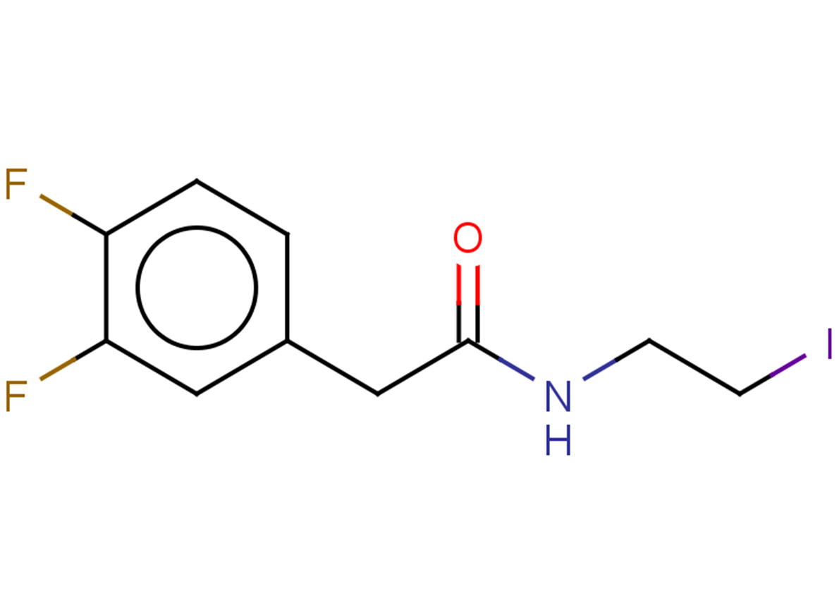 2-(3,4-difluorophenyl)-N-(2-iodoethyl)acetamide