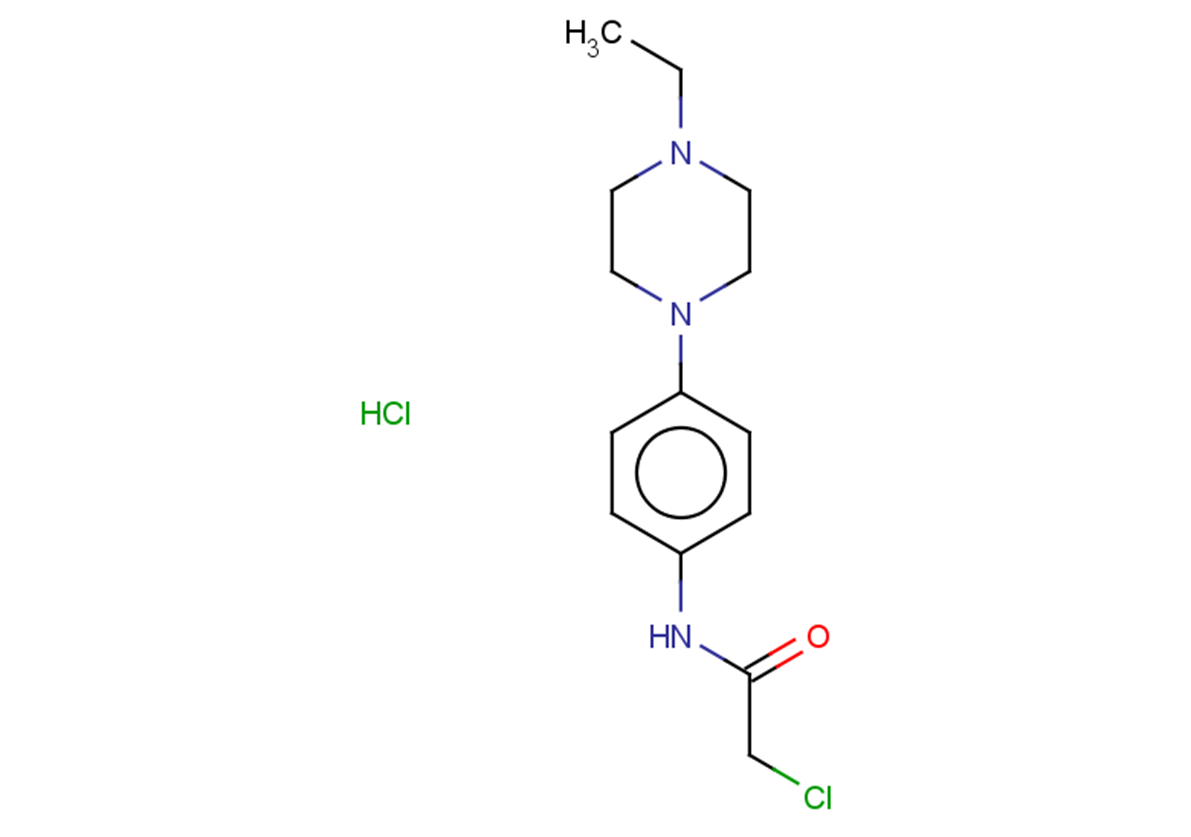 2-chloro-N-[4-(4-ethylpiperazin-1-yl)phenyl]acetamide hydrochloride