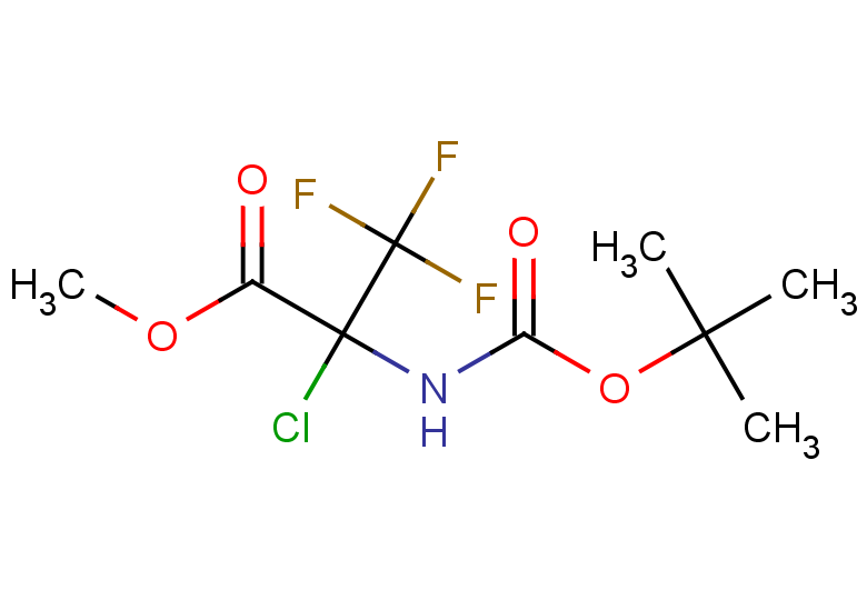 methyl 2-{[(tert-butoxy)carbonyl]amino}-2-chloro-3,3,3-trifluoropropanoate