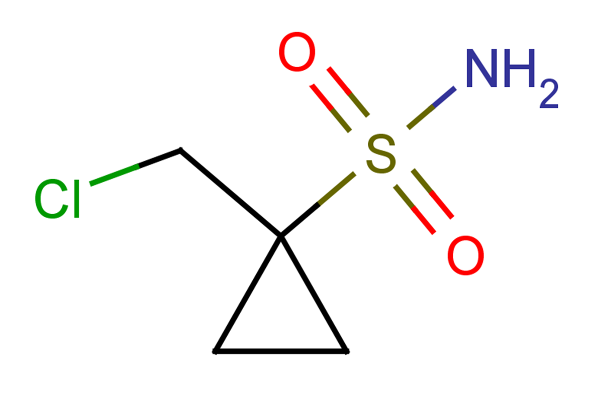 1-(chloromethyl)cyclopropane-1-sulfonamide