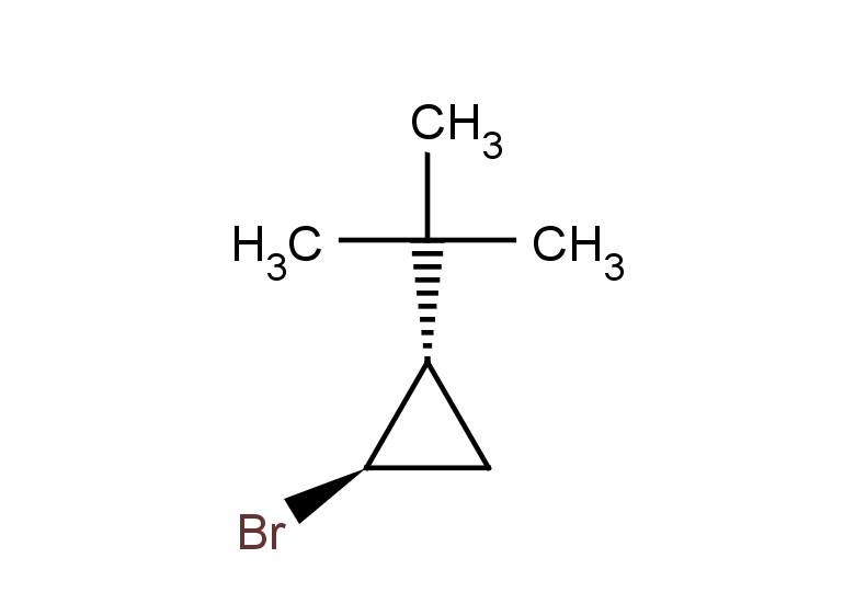 rac-(1R,2S)-1-bromo-2-tert-butylcyclopropane, trans