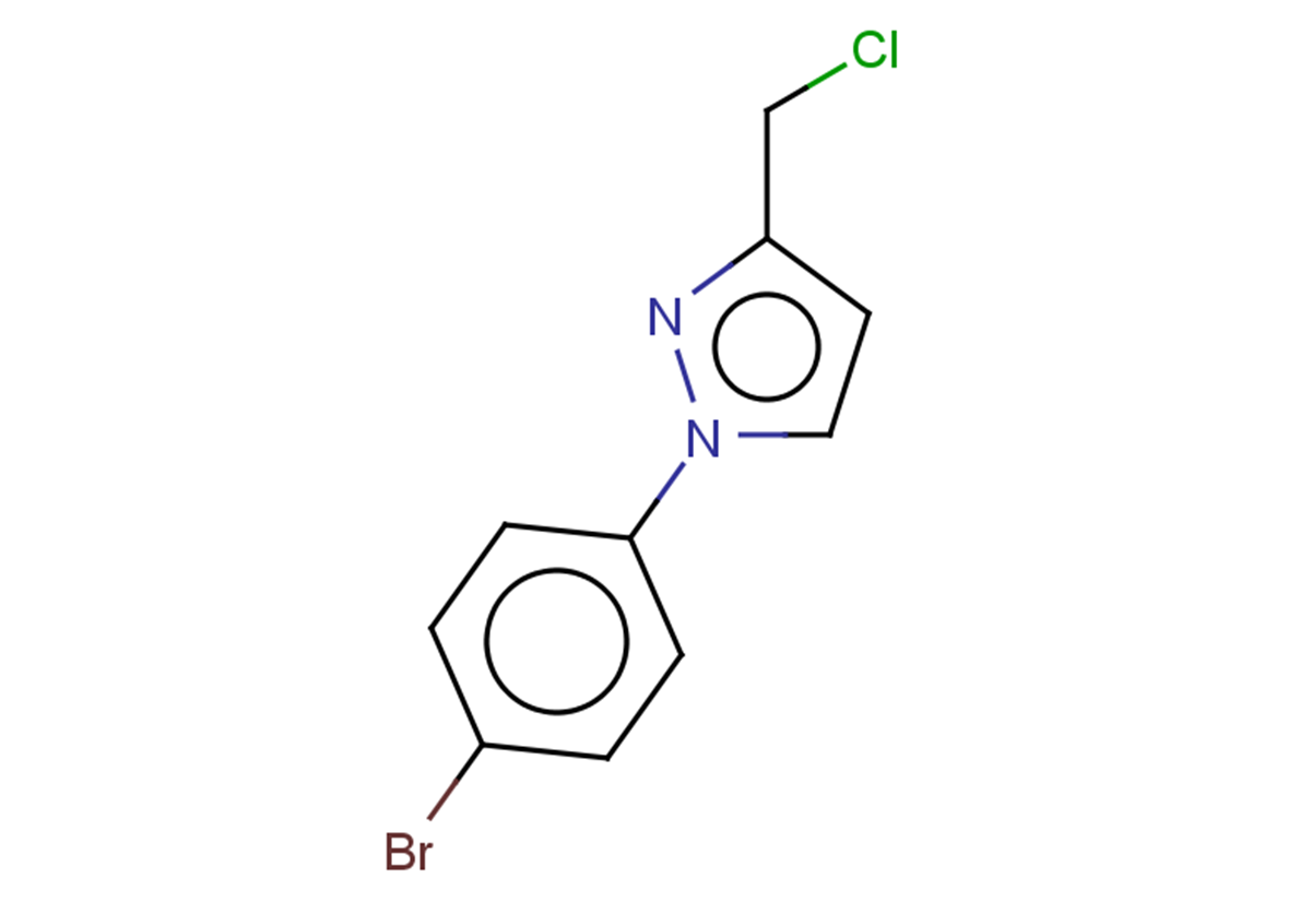 1-(4-bromophenyl)-3-(chloromethyl)-1H-pyrazole