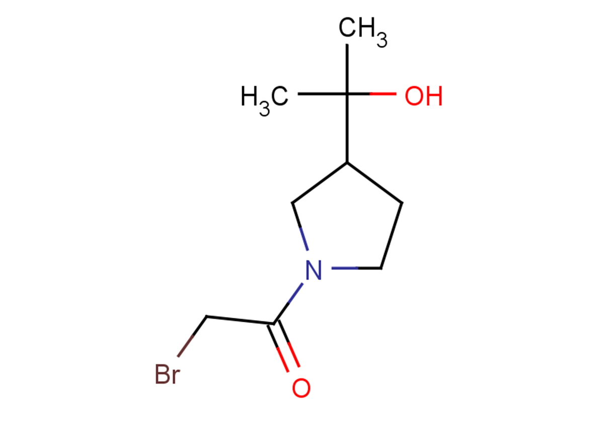 2-bromo-1-[3-(2-hydroxypropan-2-yl)pyrrolidin-1-yl]ethan-1-one