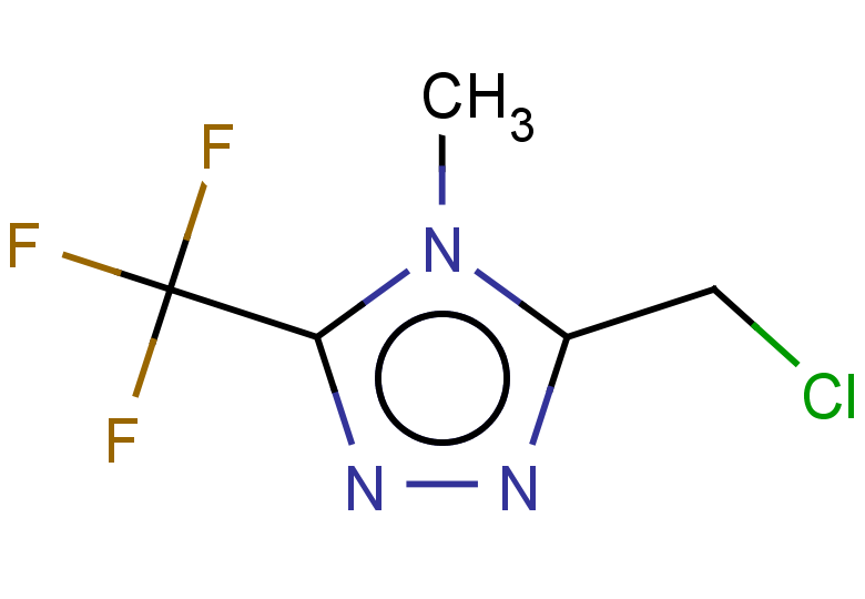 3-(chloromethyl)-4-methyl-5-(trifluoromethyl)-4H-1,2,4-triazole