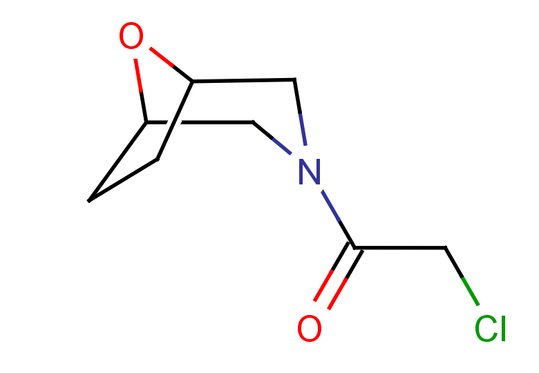2-chloro-1-{8-oxa-3-azabicyclo[3.2.1]octan-3-yl}ethan-1-one
