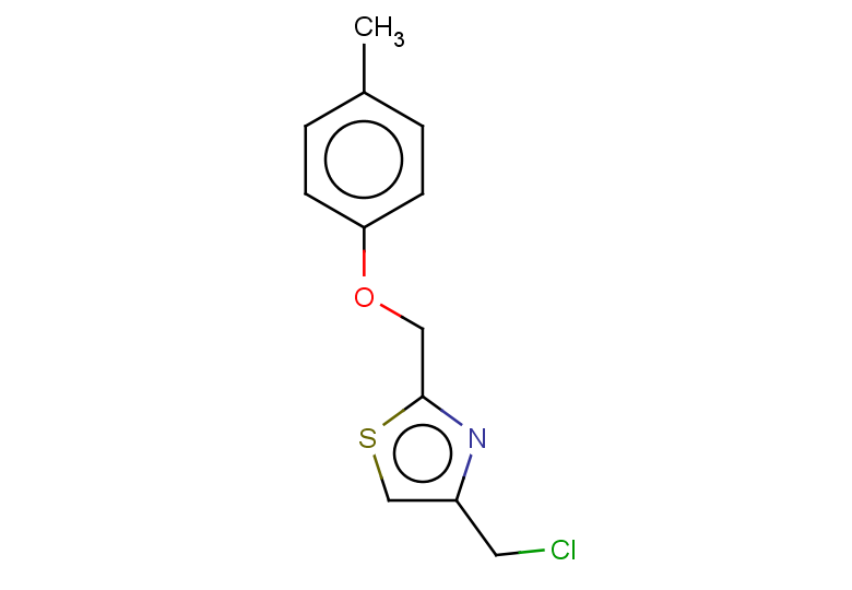 4-(chloromethyl)-2-(4-methylphenoxymethyl)-1,3-thiazole
