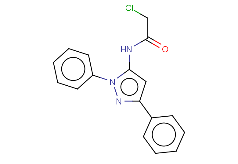 2-chloro-N-(1,3-diphenyl-1H-pyrazol-5-yl)acetamide