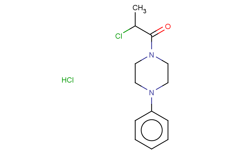 2-chloro-1-(4-phenylpiperazin-1-yl)propan-1-one hydrochloride