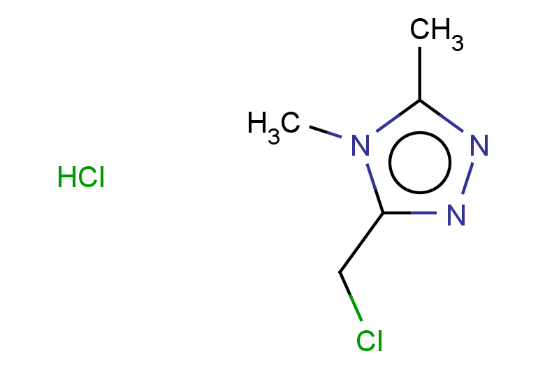 3-(chloromethyl)-4,5-dimethyl-4H-1,2,4-triazole hydrochloride