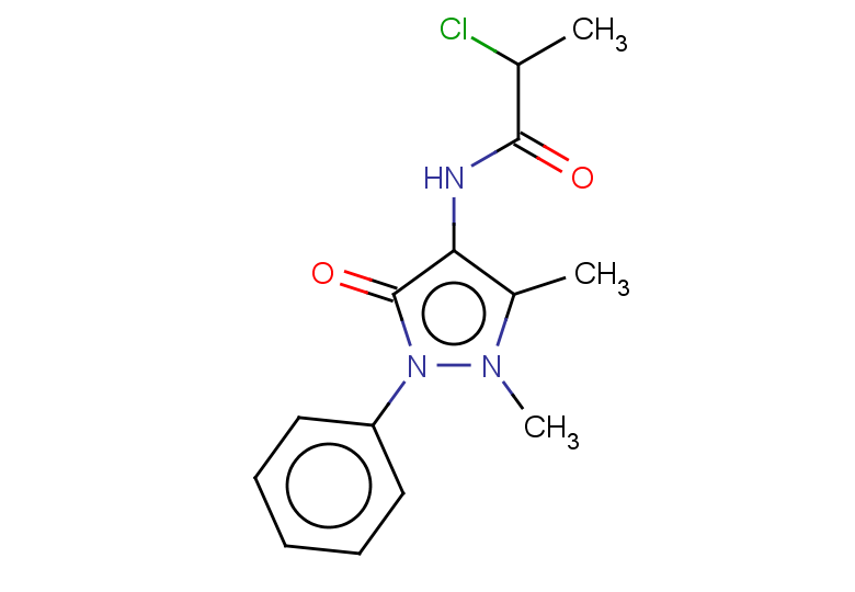 2-chloro-N-(1,5-dimethyl-3-oxo-2-phenyl-2,3-dihydro-1H-pyrazol-4-yl)propanamide