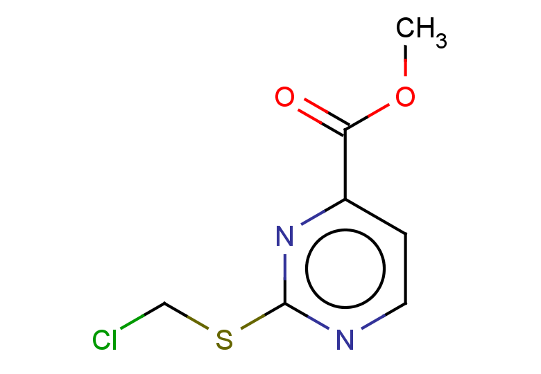 methyl 2-[(chloromethyl)sulfanyl]pyrimidine-4-carboxylate