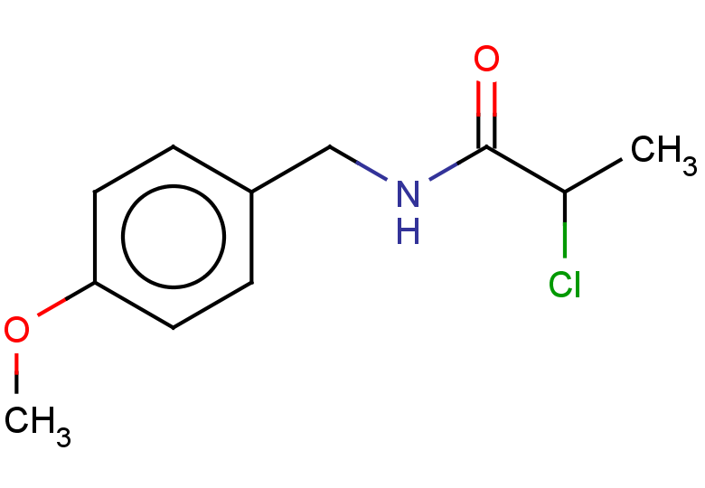 2-chloro-N-[(4-methoxyphenyl)methyl]propanamide