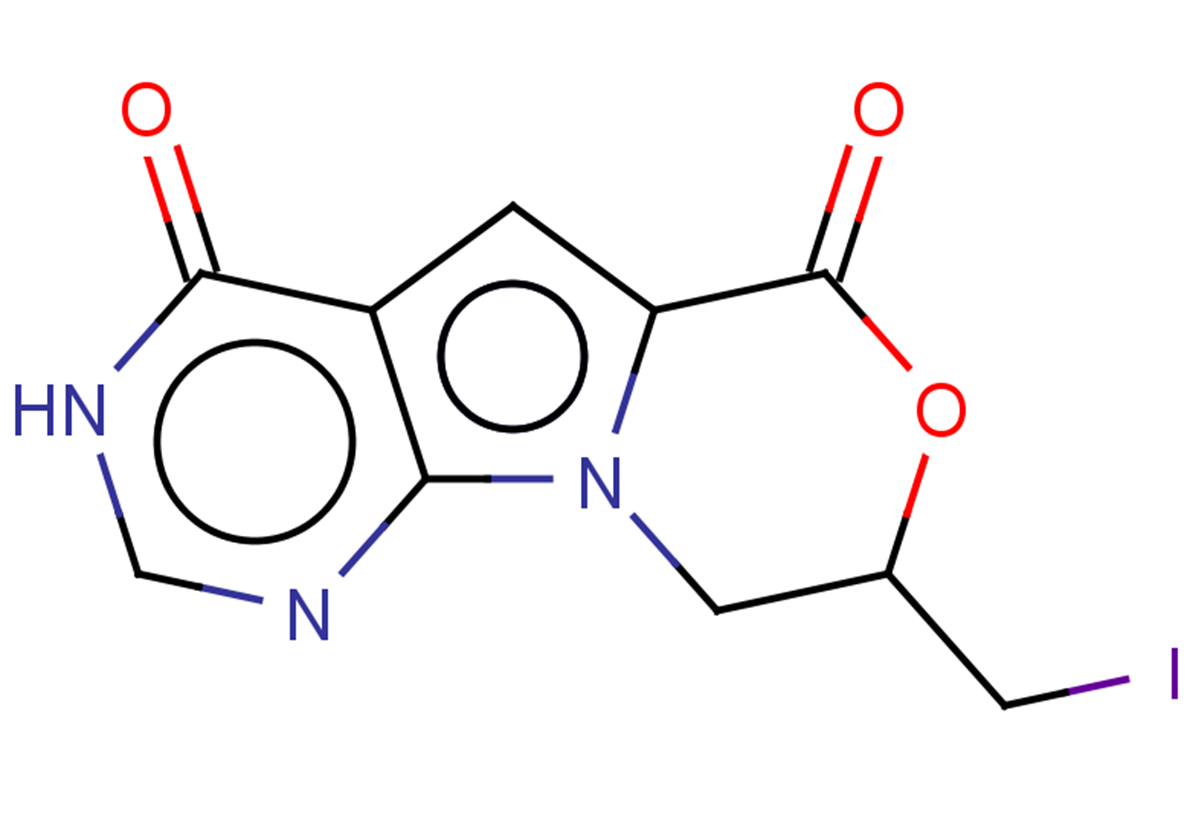 12-(iodomethyl)-11-oxa-1,3,5-triazatricyclo[7.4.0.0,2,7]trideca-2(7),3,8-triene-6,10-dione