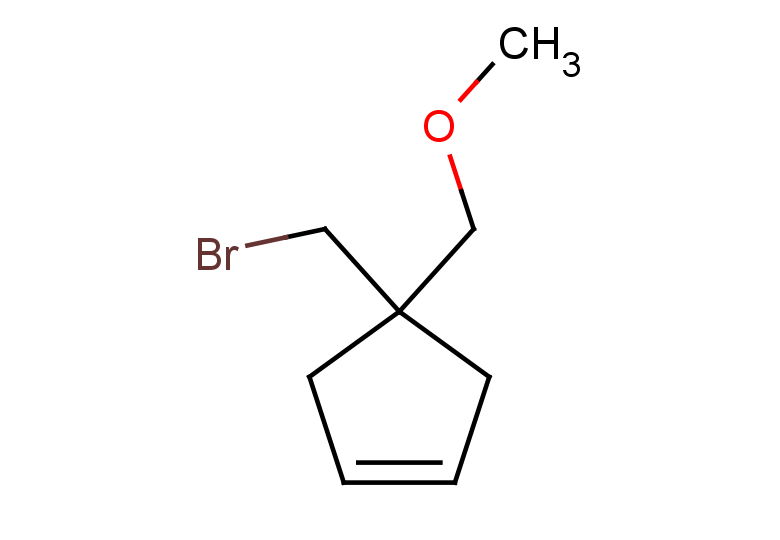 4-(bromomethyl)-4-(methoxymethyl)cyclopent-1-ene