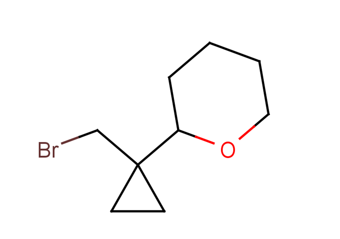 2-[1-(bromomethyl)cyclopropyl]oxane