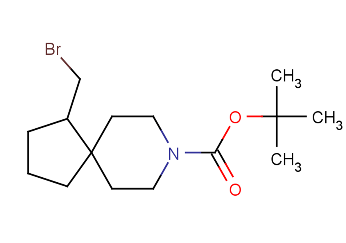 tert-butyl 1-(bromomethyl)-8-azaspiro[4.5]decane-8-carboxylate