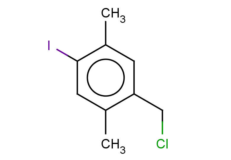 1-(chloromethyl)-4-iodo-2,5-dimethylbenzene