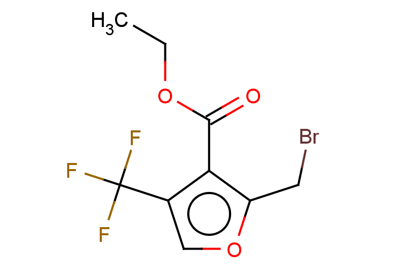 ethyl 2-(bromomethyl)-4-(trifluoromethyl)furan-3-carboxylate