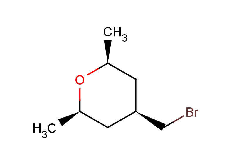 rac-(2R,4r,6S)-4-(bromomethyl)-2,6-dimethyloxane, cis