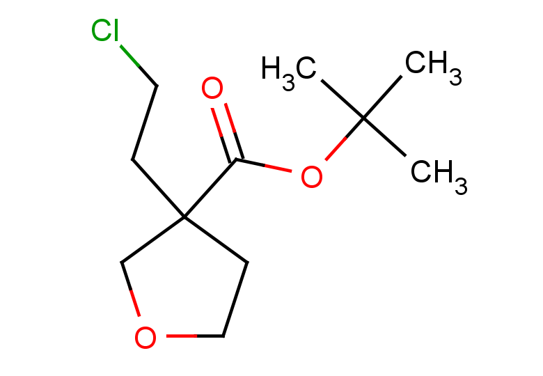 tert-butyl 3-(2-chloroethyl)oxolane-3-carboxylate