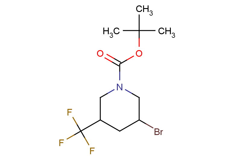 tert-butyl 3-bromo-5-(trifluoromethyl)piperidine-1-carboxylate