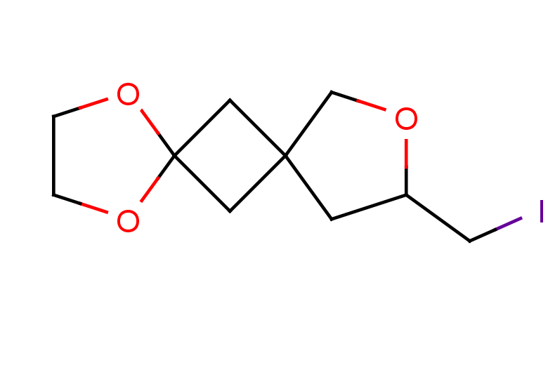 10-(iodomethyl)-1,4,9-trioxadispiro[4.1.4^{7}.1^{5}]dodecane