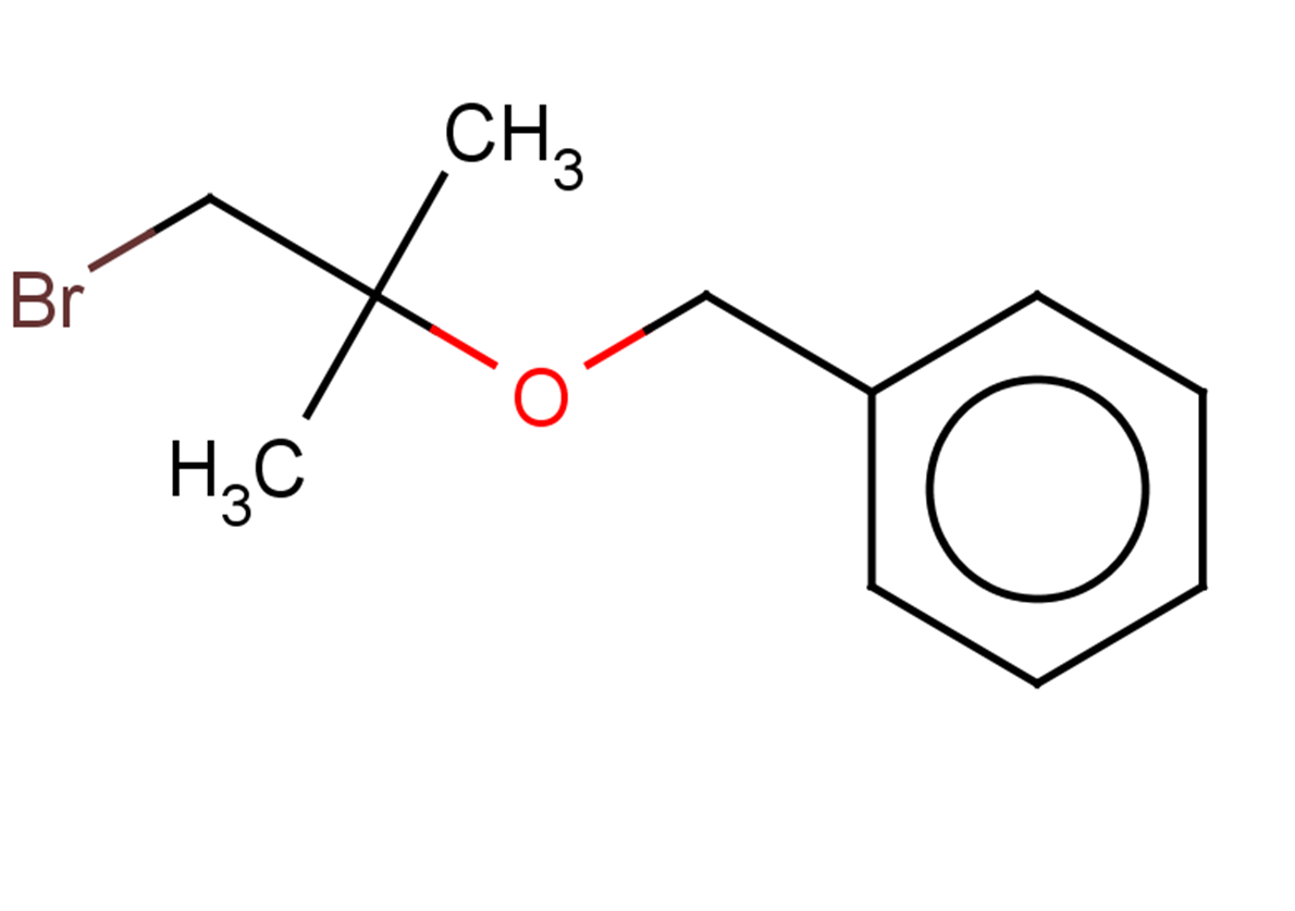 {[(1-bromo-2-methylpropan-2-yl)oxy]methyl}benzene