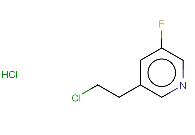 3-(2-chloroethyl)-5-fluoropyridine hydrochloride