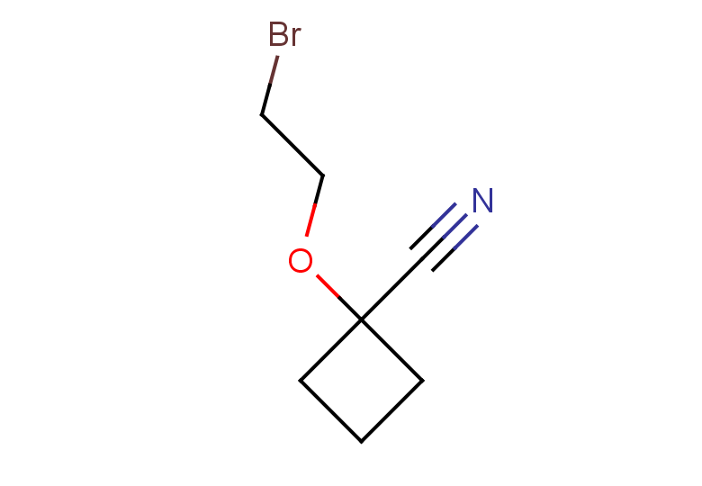 1-(2-bromoethoxy)cyclobutane-1-carbonitrile