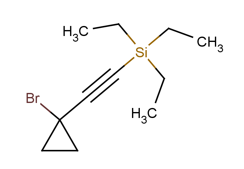 [2-(1-bromocyclopropyl)ethynyl]triethylsilane