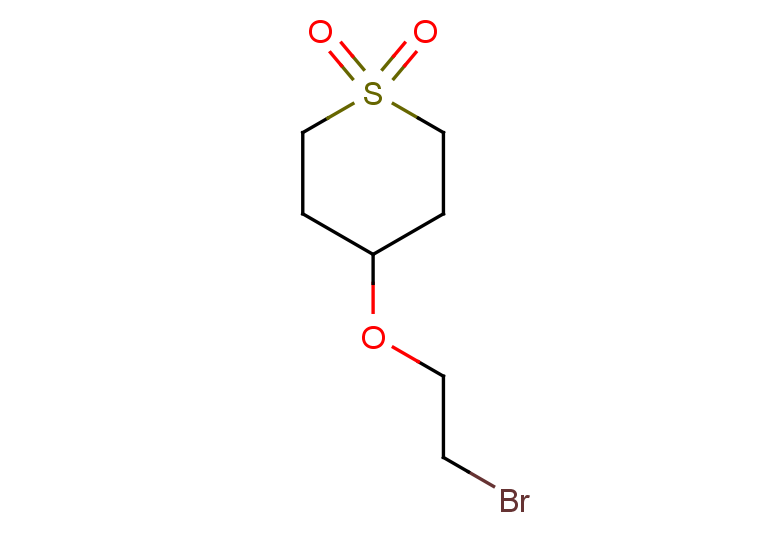 4-(2-bromoethoxy)-1lambda6-thiane-1,1-dione