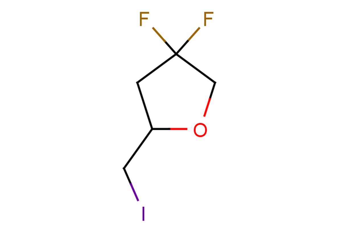 4,4-difluoro-2-(iodomethyl)oxolane