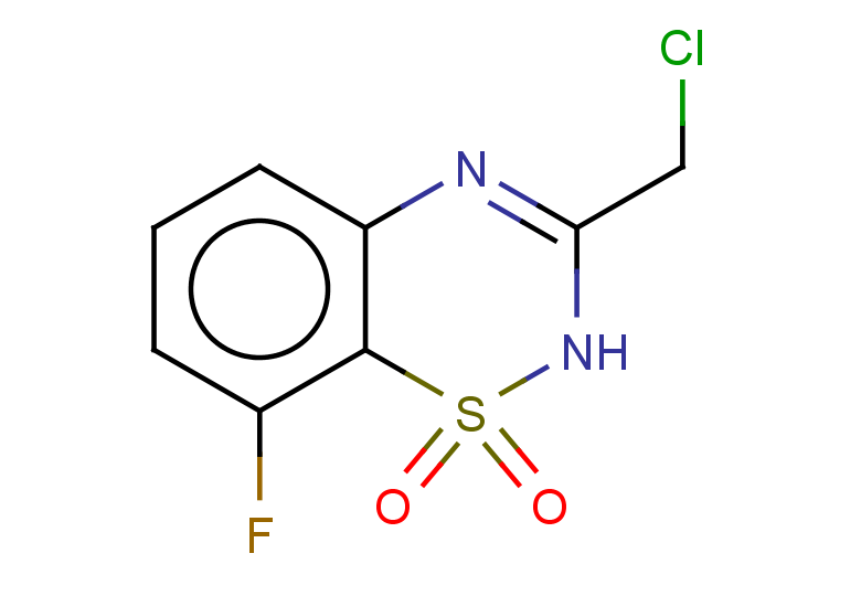3-(chloromethyl)-8-fluoro-2H-1lambda6,2,4-benzothiadiazine-1,1-dione