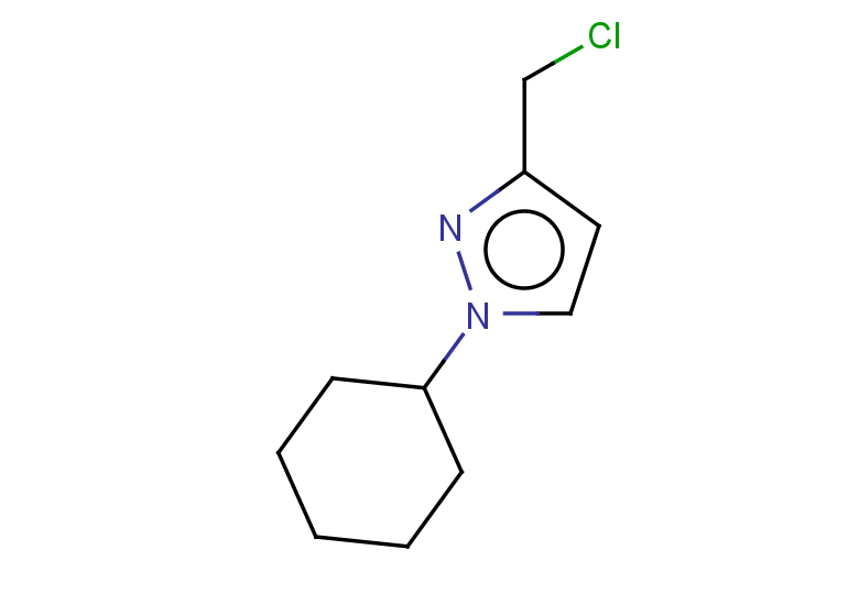 3-(chloromethyl)-1-cyclohexyl-1H-pyrazole