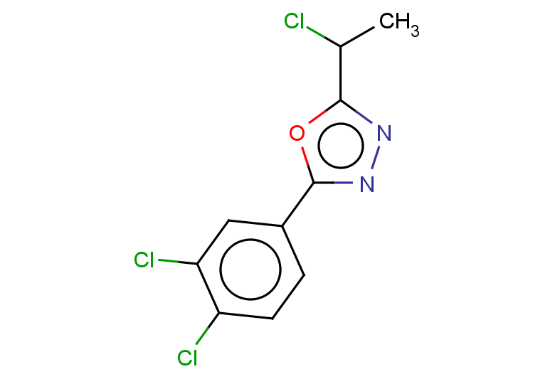 2-(1-chloroethyl)-5-(3,4-dichlorophenyl)-1,3,4-oxadiazole