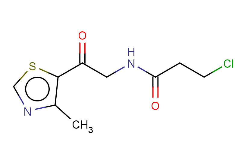 3-chloro-N-[2-(4-methyl-1,3-thiazol-5-yl)-2-oxoethyl]propanamide