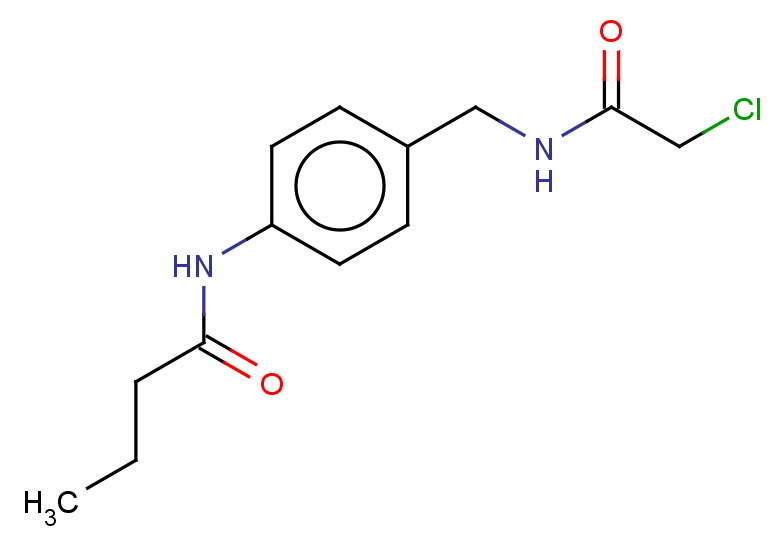 N-{4-[(2-chloroacetamido)methyl]phenyl}butanamide