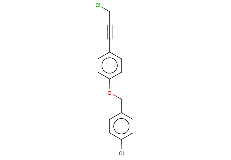 1-[(4-chlorophenyl)methoxy]-4-(3-chloroprop-1-yn-1-yl)benzene