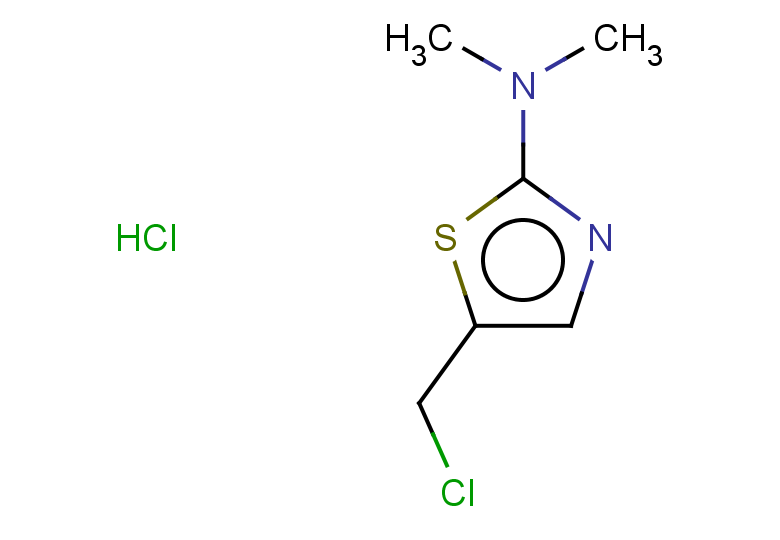 5-(chloromethyl)-N,N-dimethyl-1,3-thiazol-2-amine hydrochloride