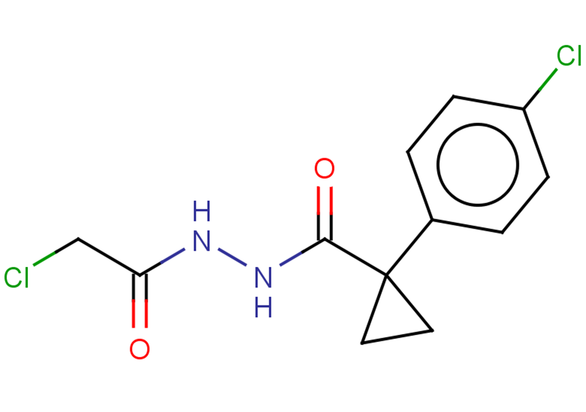 N'-(2-chloroacetyl)-1-(4-chlorophenyl)cyclopropane-1-carbohydrazide