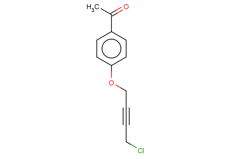 1-[4-(4-chloro-but-2-ynyloxy)-phenyl]-ethanone