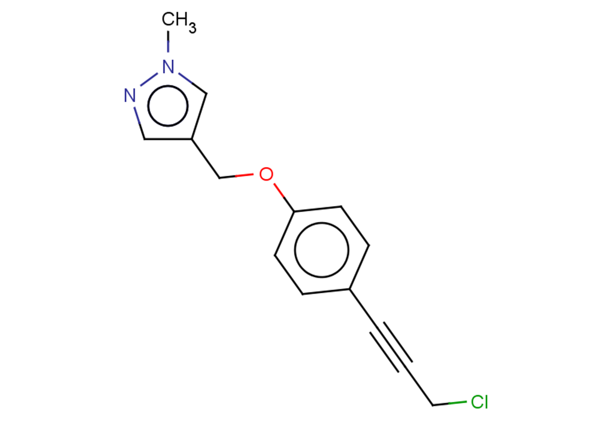4-[4-(3-chloroprop-1-yn-1-yl)phenoxymethyl]-1-methyl-1?-pyrazole