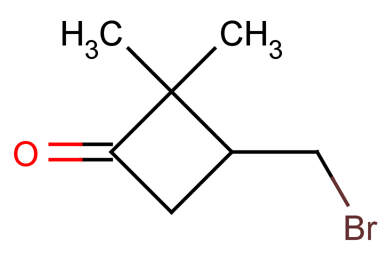 3-(bromomethyl)-2,2-dimethylcyclobutan-1-one