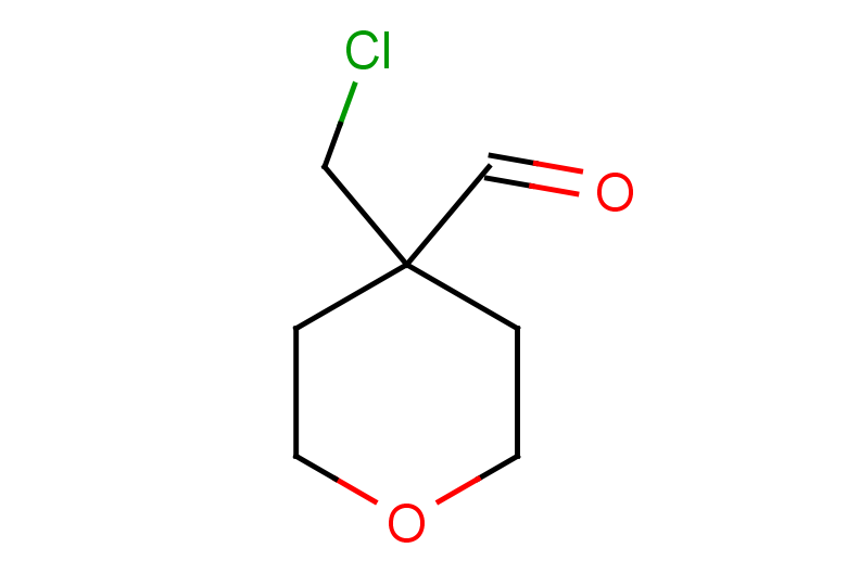 4-(chloromethyl)oxane-4-carbaldehyde