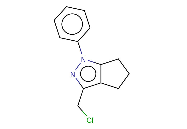 3-(chloromethyl)-1-phenyl-1H,4H,5H,6H-cyclopenta[c]pyrazole