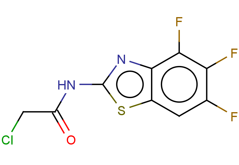 2-chloro-N-(4,5,6-trifluoro-1,3-benzothiazol-2-yl)acetamide